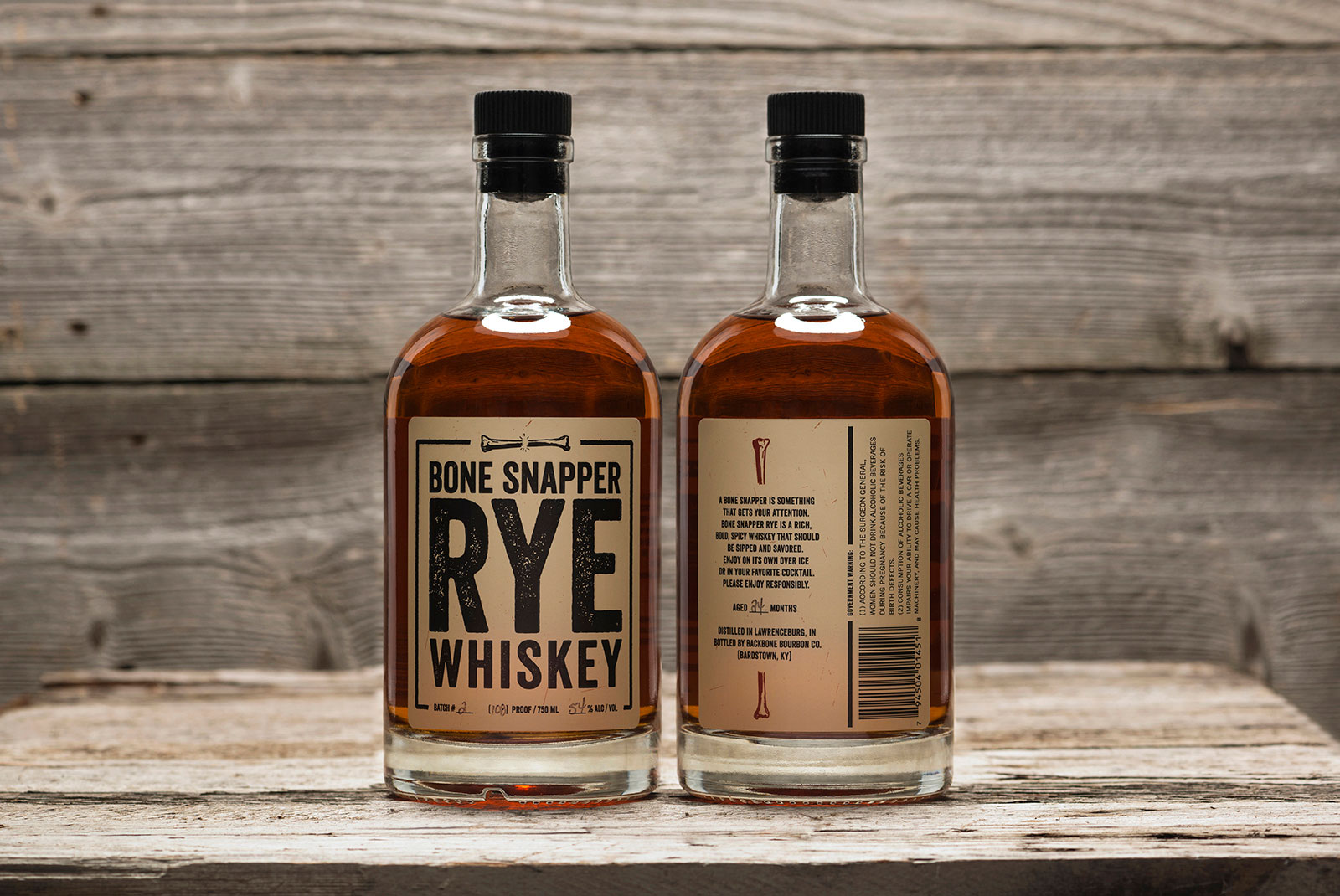 Bone Snapper Rye Whiskey